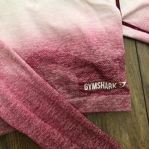 ✨GYMSHARK Seamless Long Sleeve Crop Top